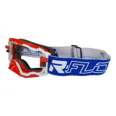 Masque Enduro anti-buée NEXT Rouge/Bleu RFLOW