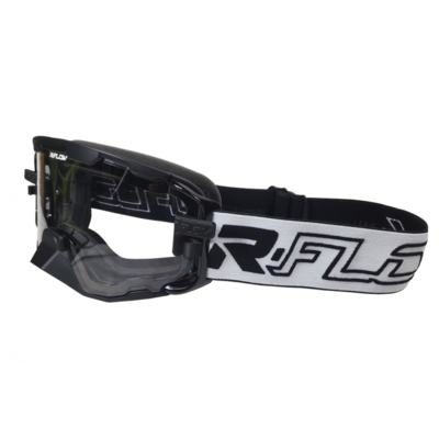 Masque Enduro anti-buée NEXT Noir/Blanc RFLOW