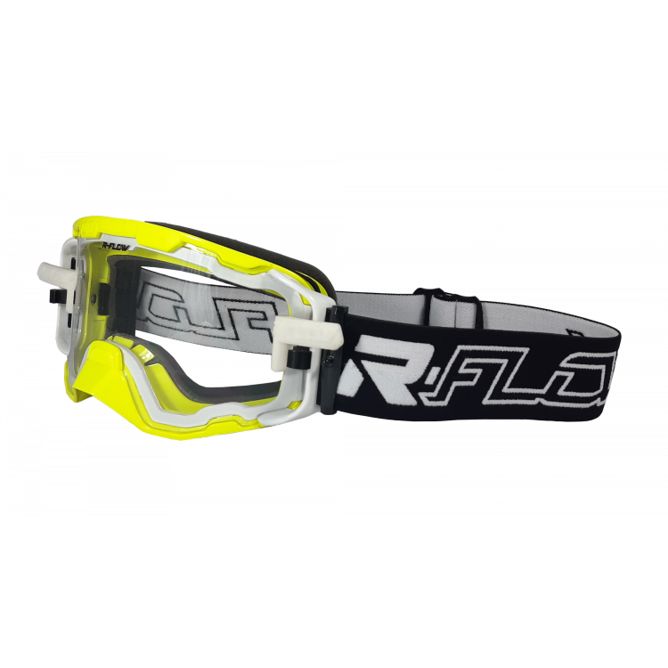 Masque Enduro anti-buée NEXT Jaune/Noir RFLOW