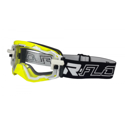 Masque Enduro anti-buée NEXT Jaune/Noir RFLOW