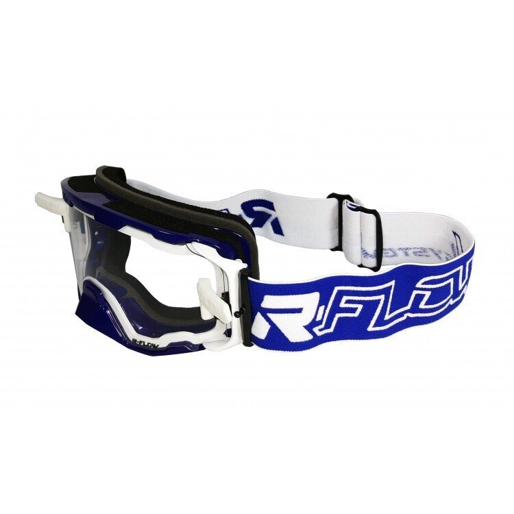 Masque Enduro anti-buée NEXT Noir/Bleu RFLOW