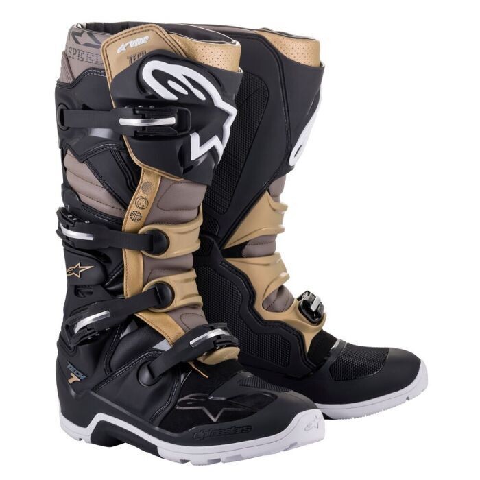 Botte Tech-7 enduro Noir/Gris/Or ALPINESTARS