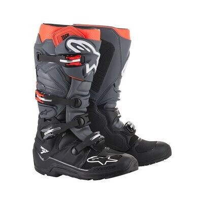 Botte Tech-7 enduro Noir/Orange ALPINESTARS