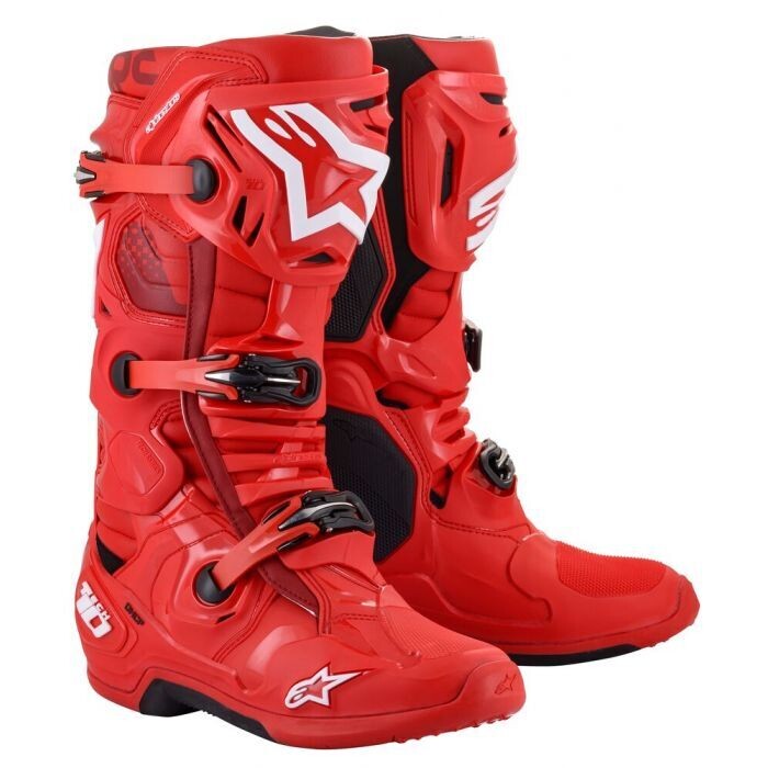 Botte Tech-10 Rouge ALPINESTARS