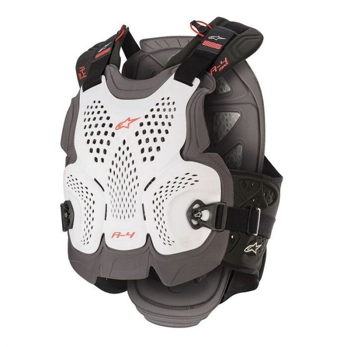 Pare Pierre A4 MAX Blanc ALPINESTARS