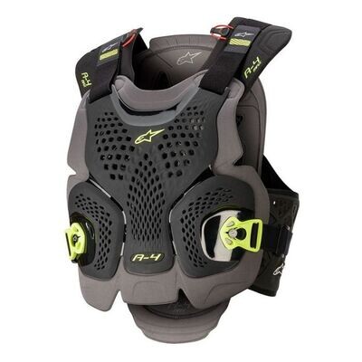 Pare Pierre A4 MAX Noir/Jaune ALPINESTARS
