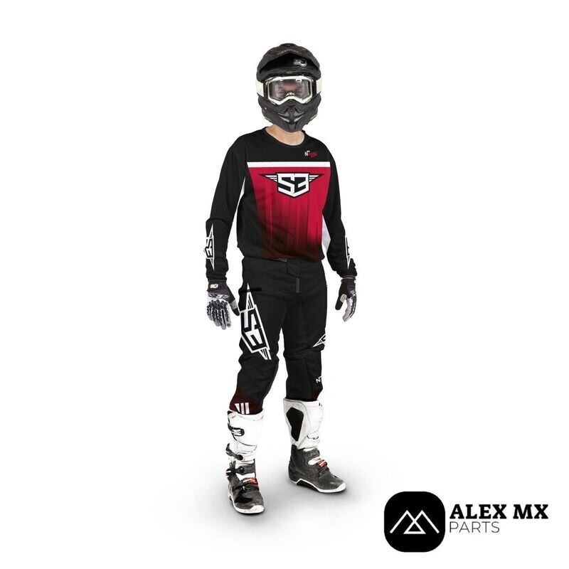 Tenue Neon Rouge/Noir S3