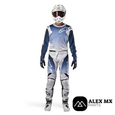 Tenue Bleu Blanc Racer ALPINESTARS