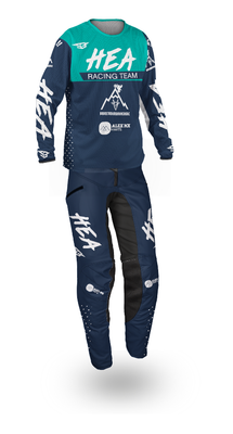 Tenue HARD ENDURO AUVERGNE Bleu