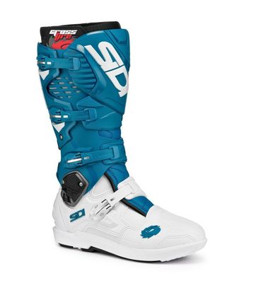 BOTTE CROSSFIRE 3 SRS BLANC/PETROL  SIDI