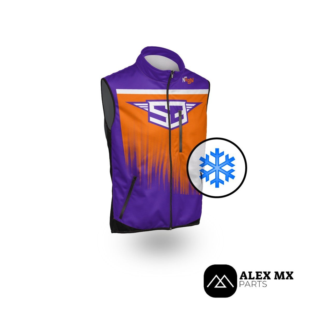 Veste Sans Manche Neon ORANGE / VIOLET  S3