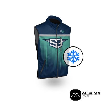 Veste Sans Manche Neon BLEU /VERT  S3