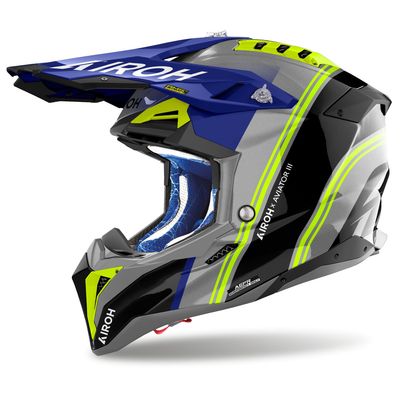 CASQUE AVIATOR 3 HIMA BLEU AIROH CASQUE AVIATOR 3 HIMA BLEU AIROH
