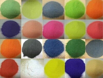 Coloured Sand choice of 20 colours.