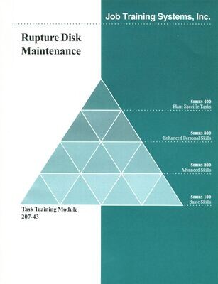 207-43 Rupture Disk Maintenance