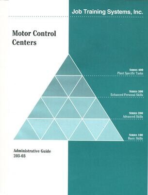 203-03A Motor Control Centers- Administrative Guide