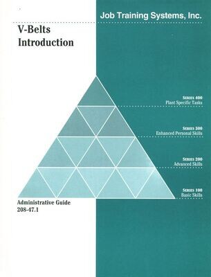 Course No. 208-47.1A VBelts Introduction- Administrative Guide