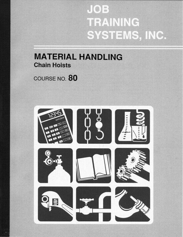Material Handling - Chain Hoists - Course No. 80