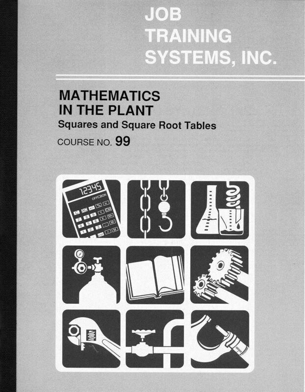 Plant Mathematics - Squares and Square Root Tables - Course No. 99
