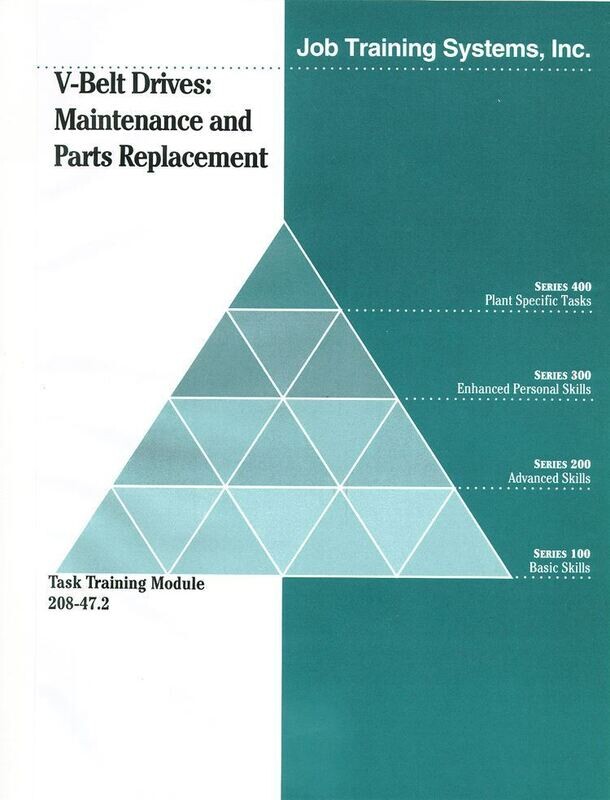 208-47.2 V-Belt Drives: Maintenance & Parts Replacement