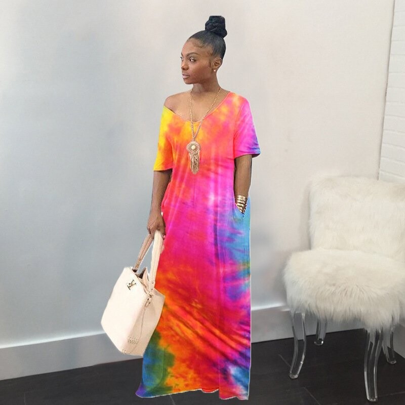 Tie dye tank top cheap dress