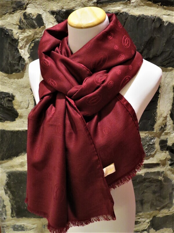 AUTHENTIC CARTIER STOLE (MUFFLER/SHAWL)