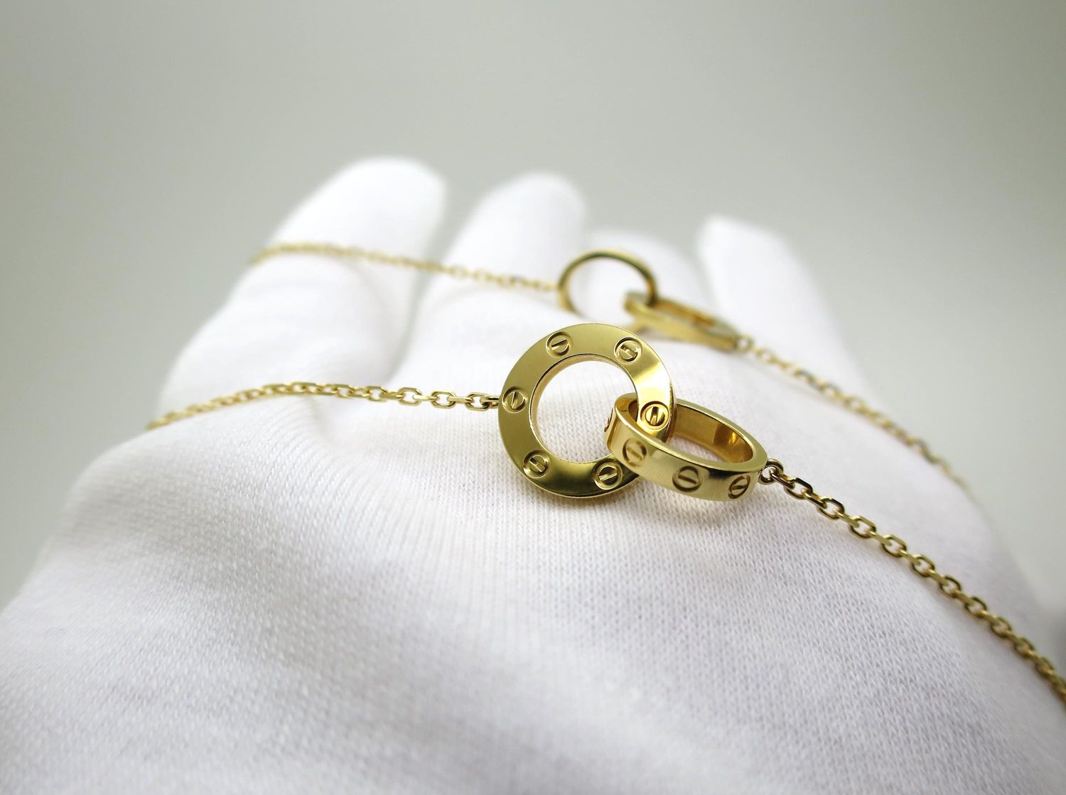 Cartier LOVE Necklace with Certificate of Authenticity + Box