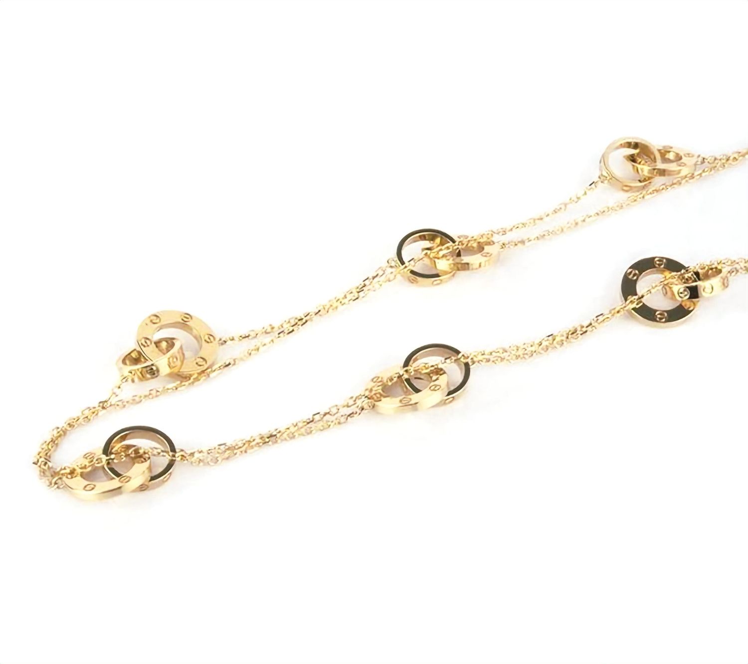 Cartier LOVE Necklace with Certificate of Authenticity + Box