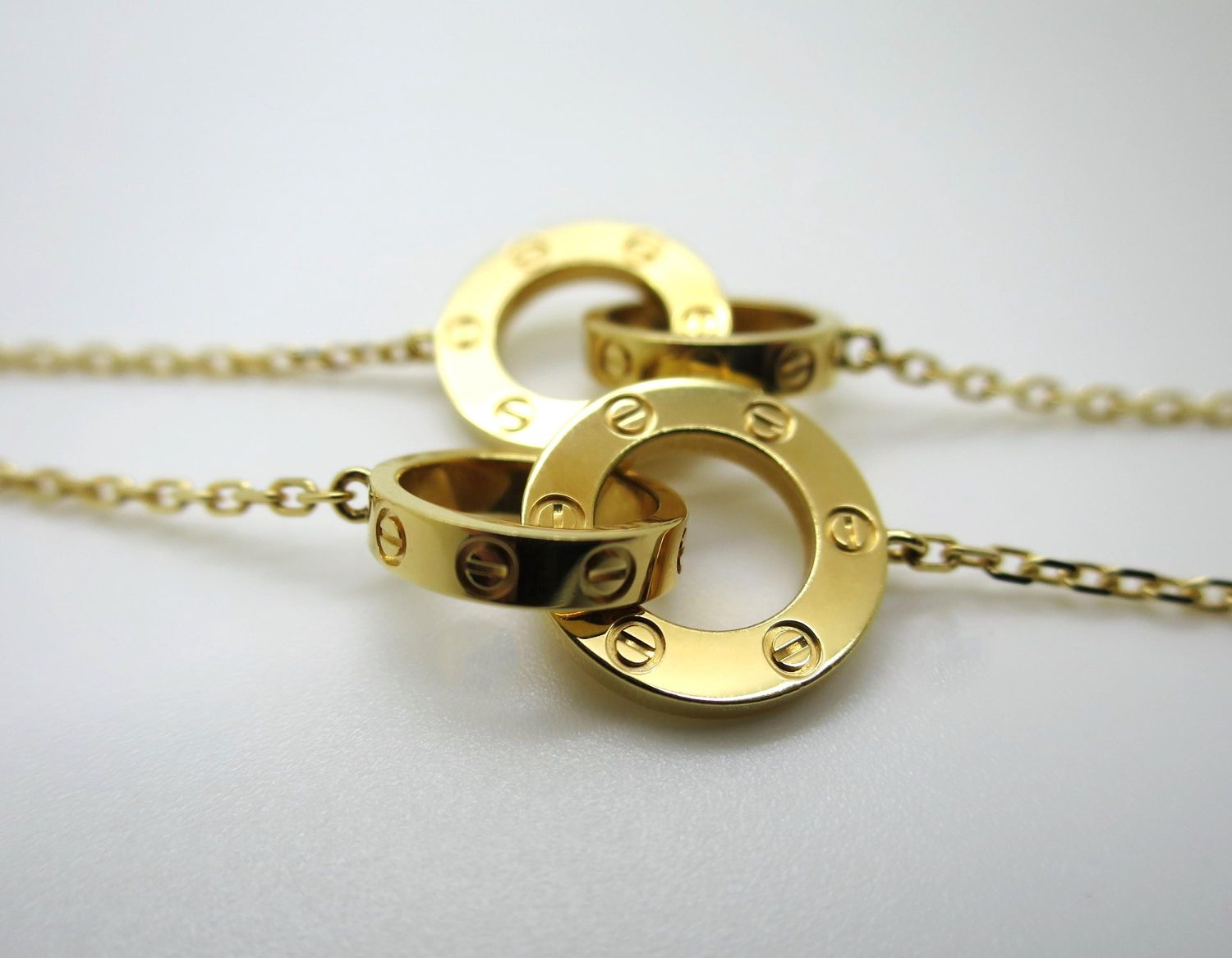 Cartier LOVE Necklace with Certificate of Authenticity + Box