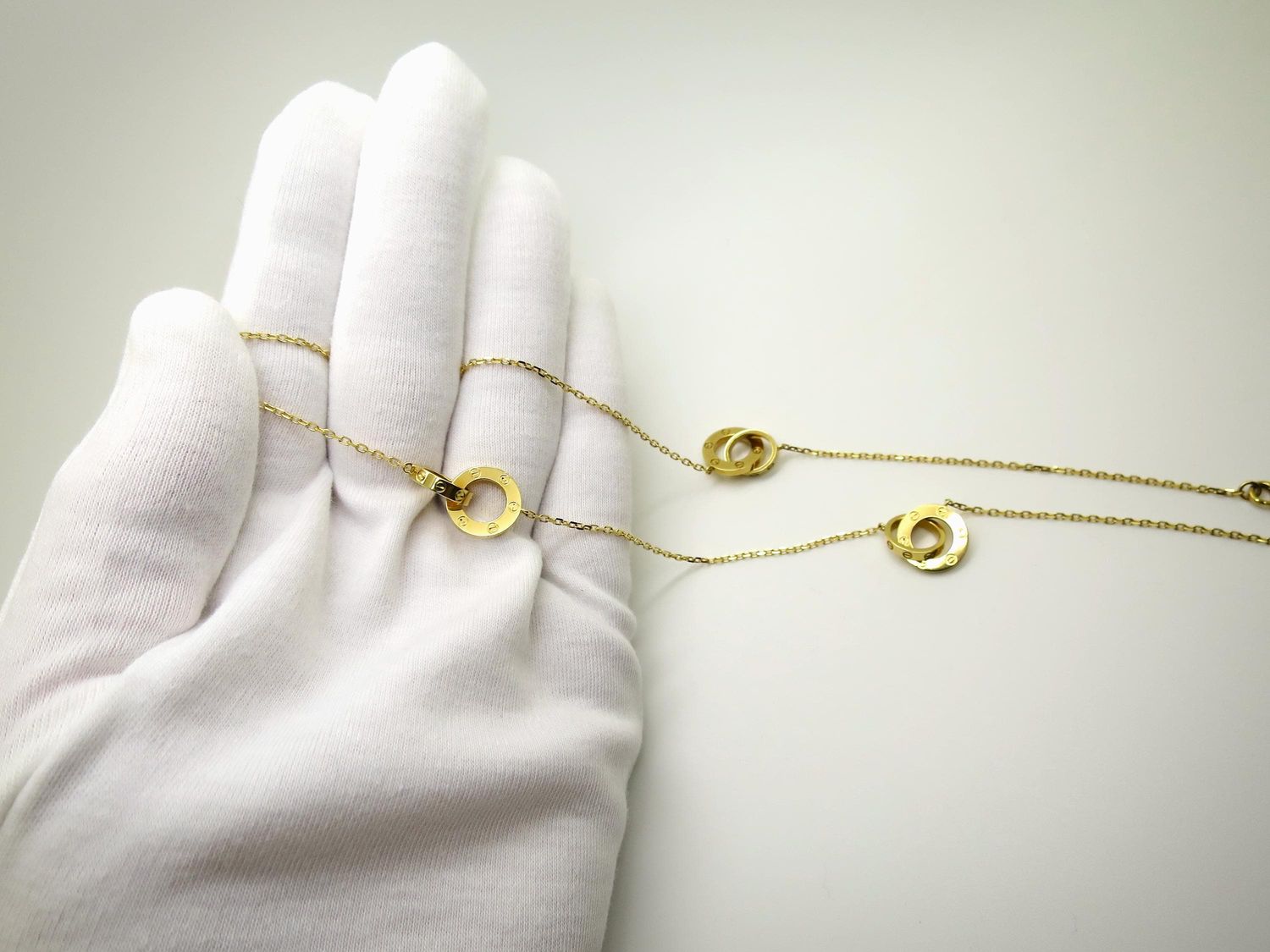 Cartier LOVE Necklace with Certificate of Authenticity + Box