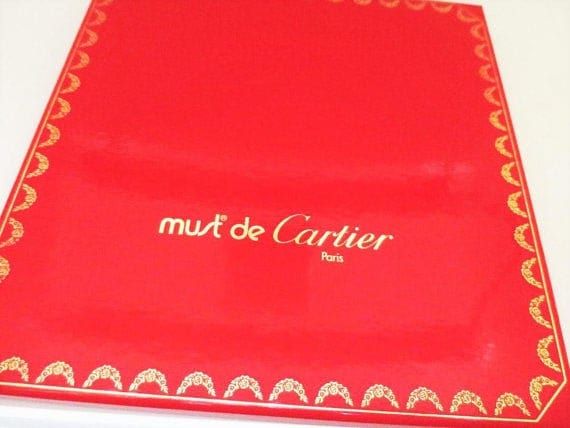 Vintage Cartier Silk + Wool Shawl royal blue and red Made in Italy with Original Box