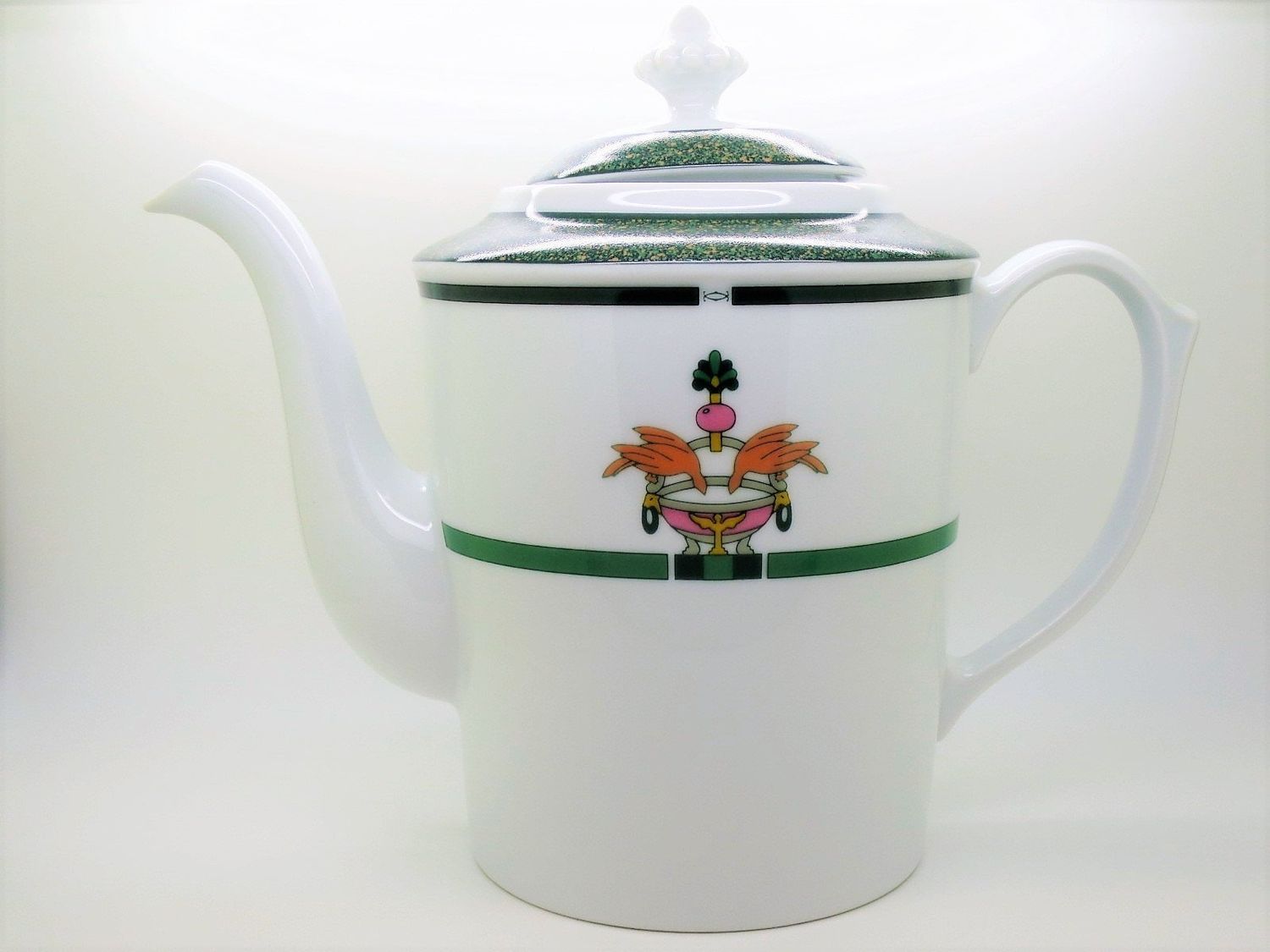 Vintage Cartier Hostess Tea or Coffee Pot French Limoges Porcelain