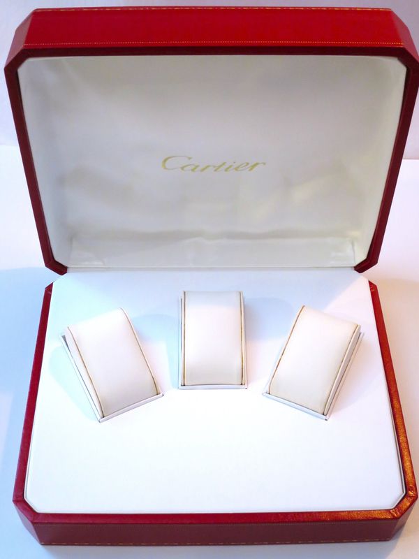 Vintage Cartier 3 Watch Case Circa 1980s