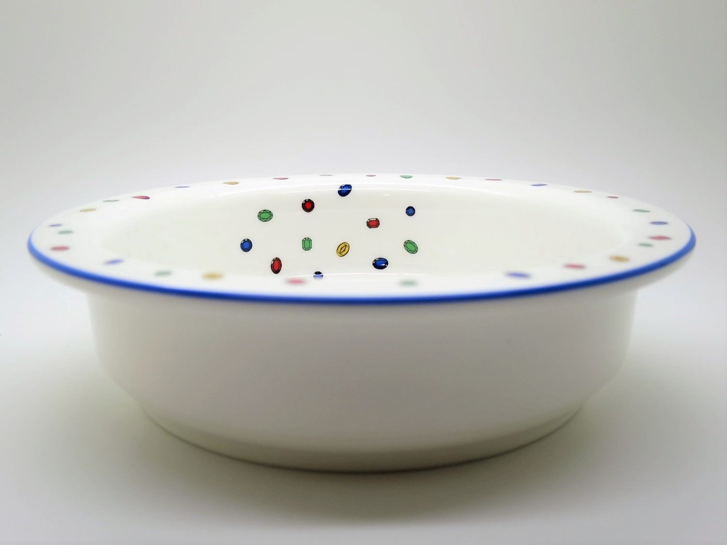 Vintage Cartier Baby Panthers Bowl Fine English Bone China