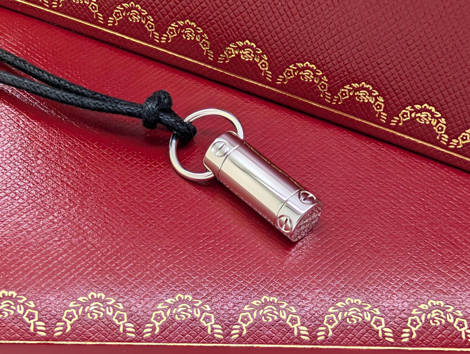 Cartier LOVE Screwdriver Pendant in 18kt White Gold with Paris Certificate of Authenticity + Original Box