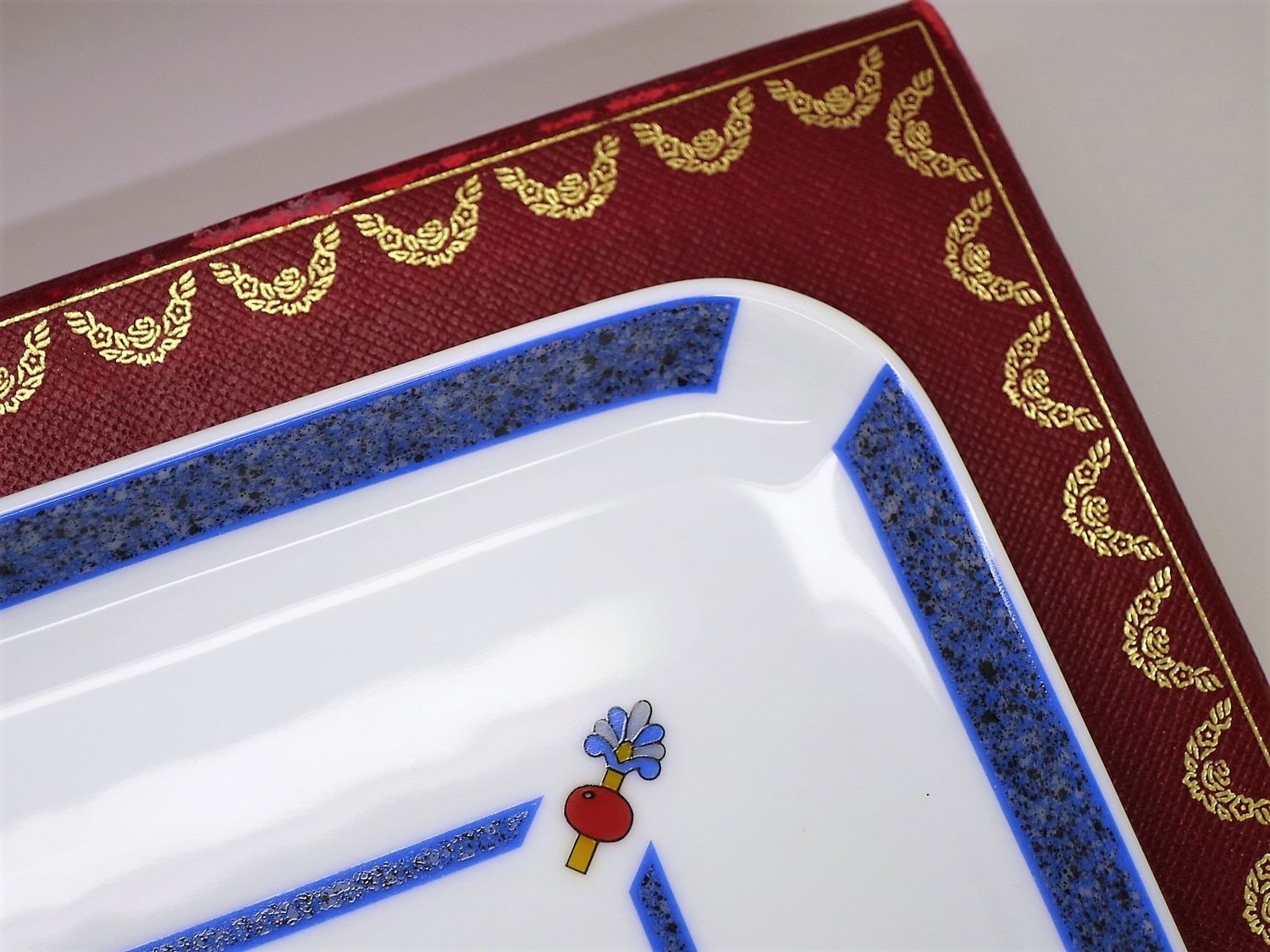 Cartier Trinket Tray Large Size Limoges Porcelain