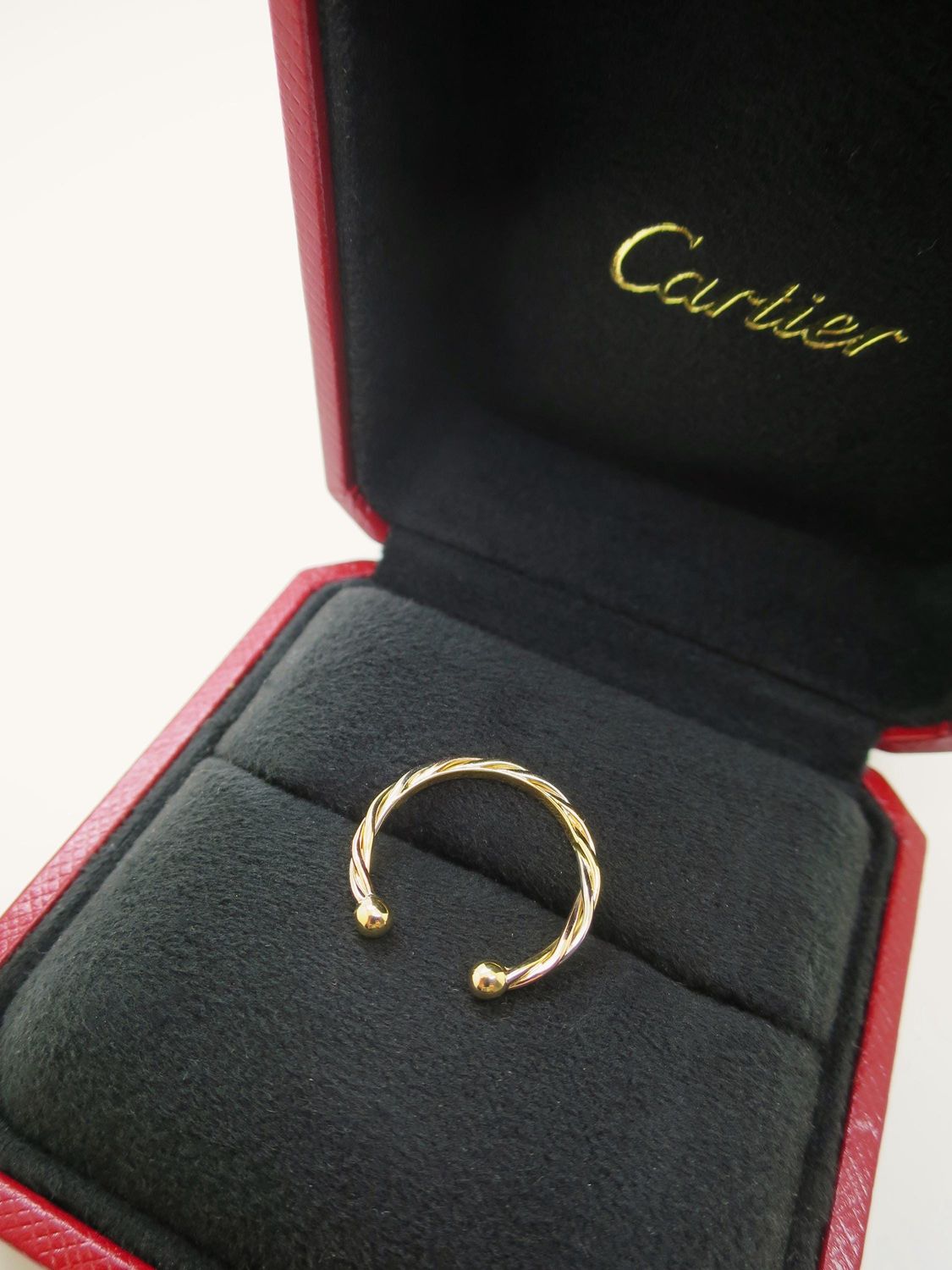 Cartier Trinity Twist Ring Size 6.5 Slender Band