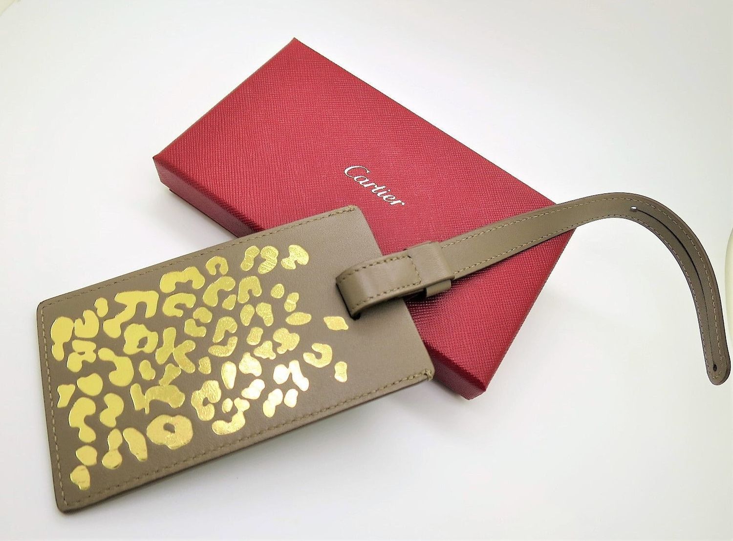 Cartier Luggage Tag with Original Box Made in Italy