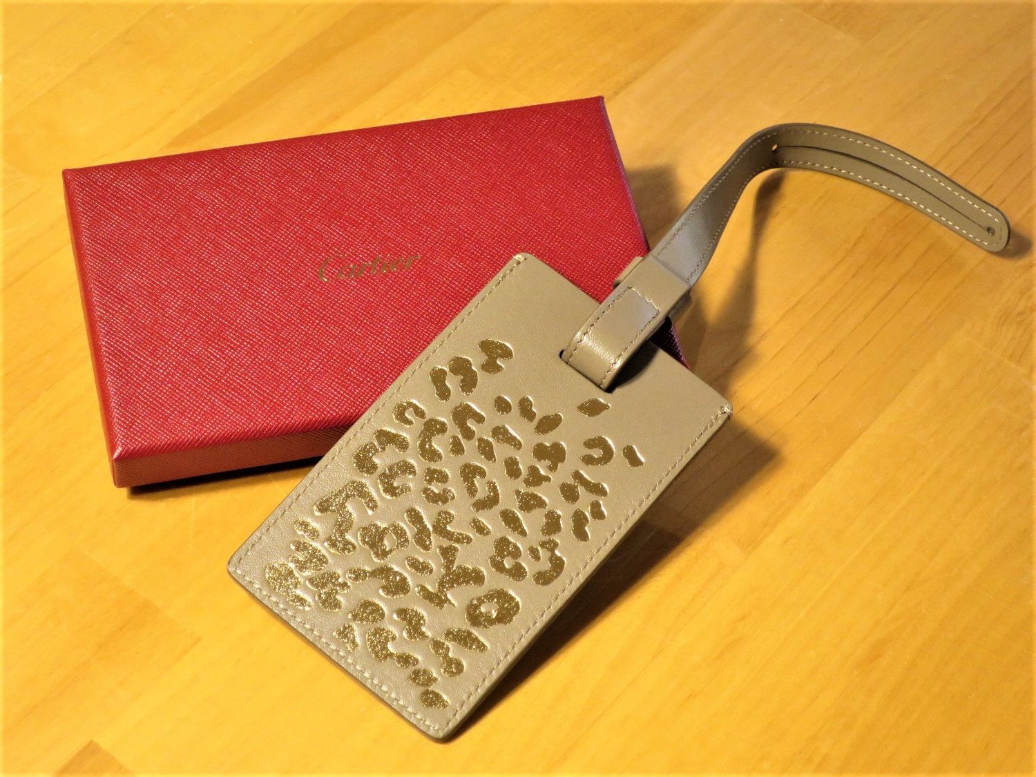 Cartier Luggage Tag with Original Box Made in Italy