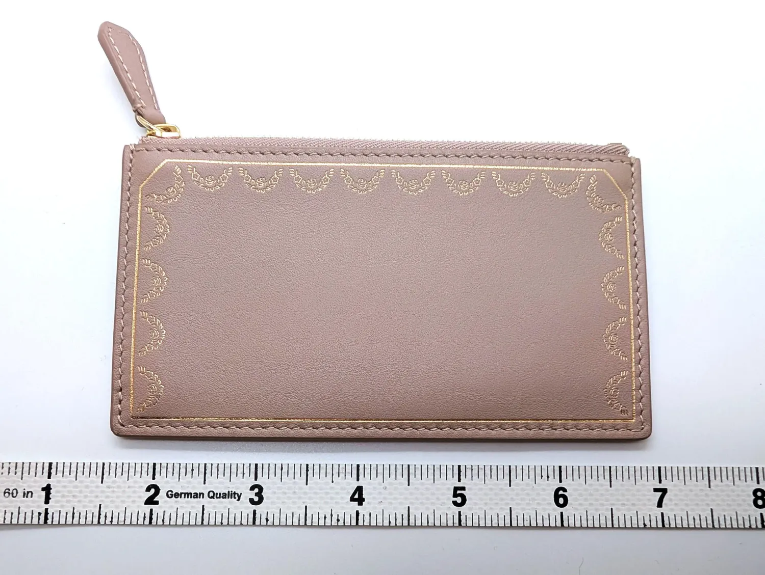 Cartier Credit Card Case Garland Series with Product Tag, Booklet + Box 