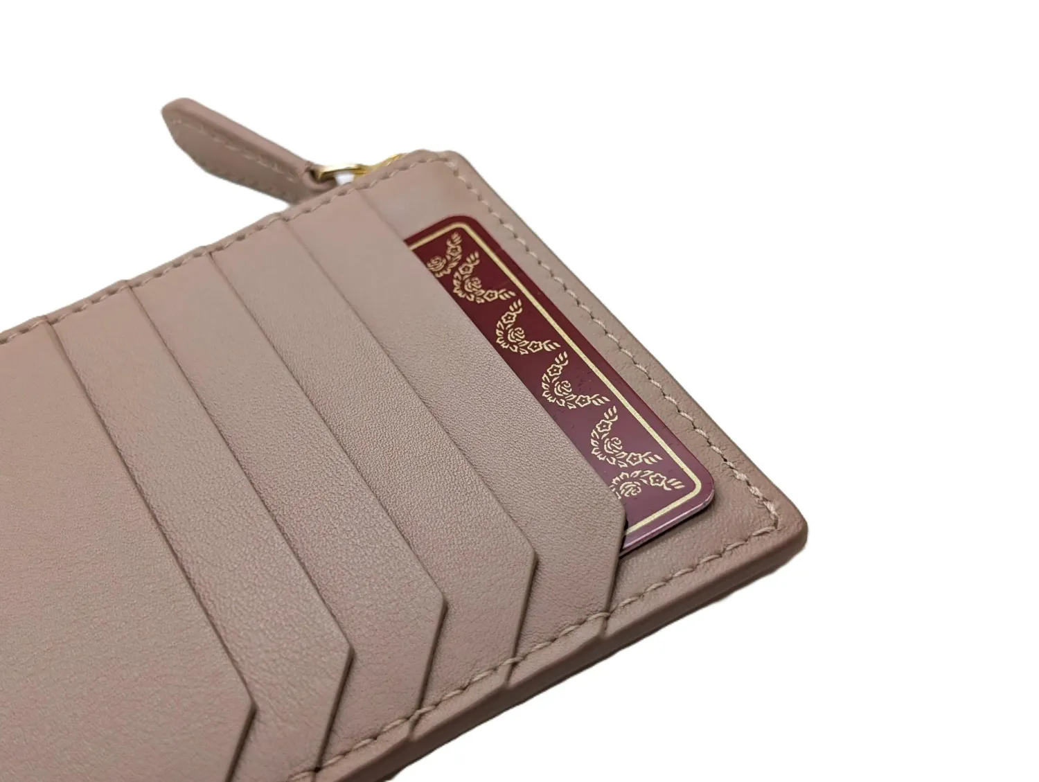 Cartier Credit Card Case Garland Series with Product Tag, Booklet + Box 