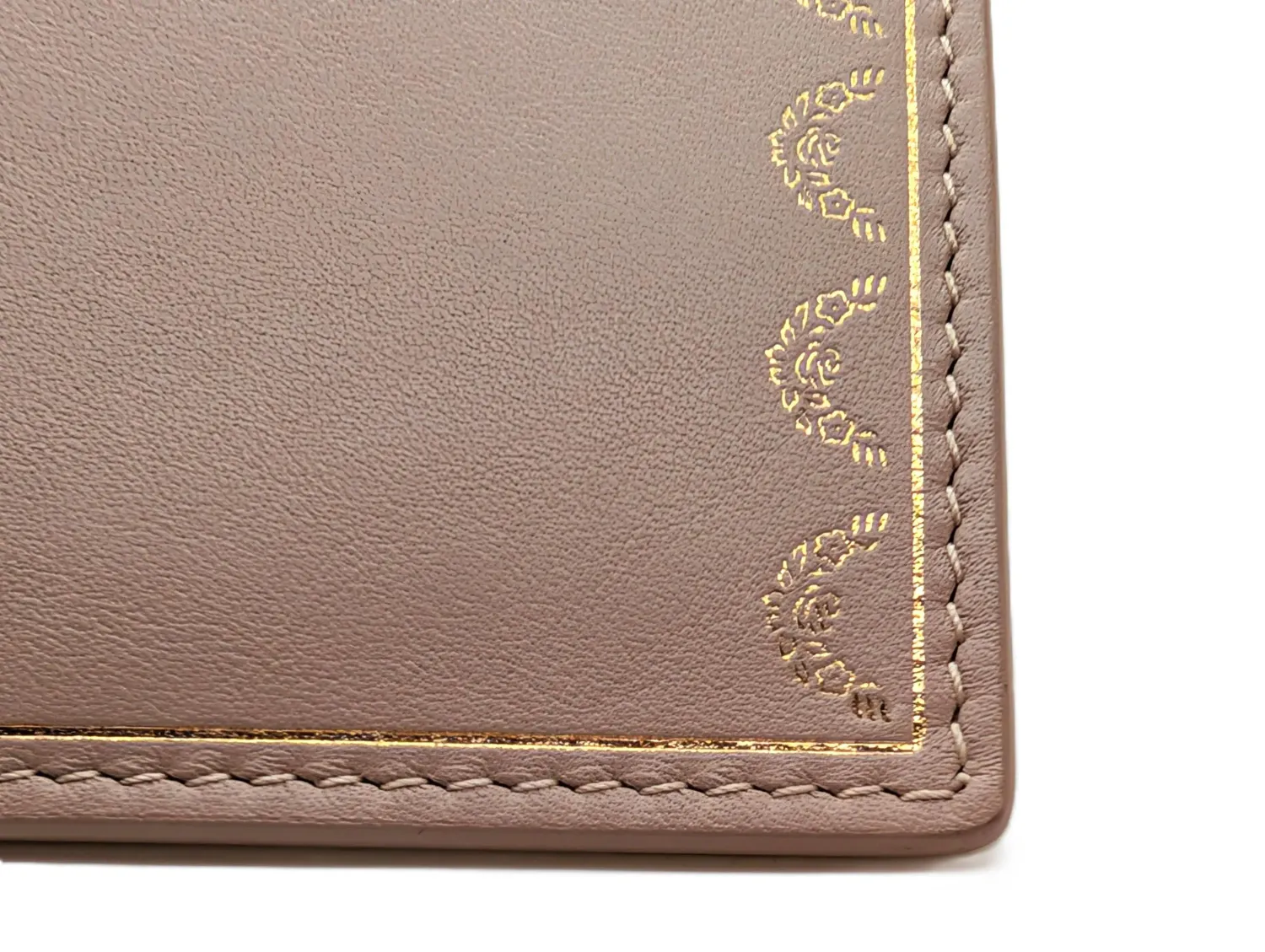 Cartier Credit Card Case Garland Series with Product Tag, Booklet + Box 