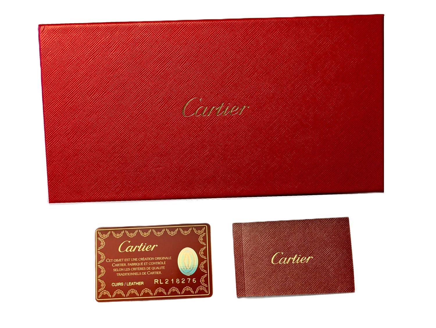 Cartier Credit Card Case Garland Series in Champagne and Gold