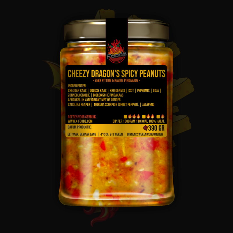 Cheezy Dragon's Spicy Peanuts 390