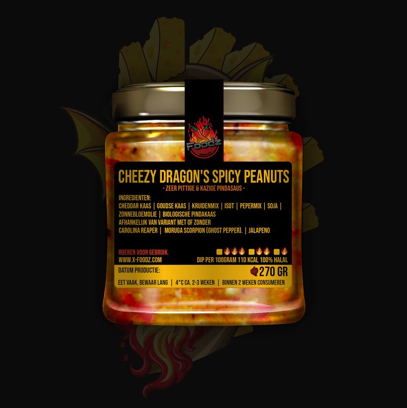 Cheezy Dragon's Spicy Peanuts 270