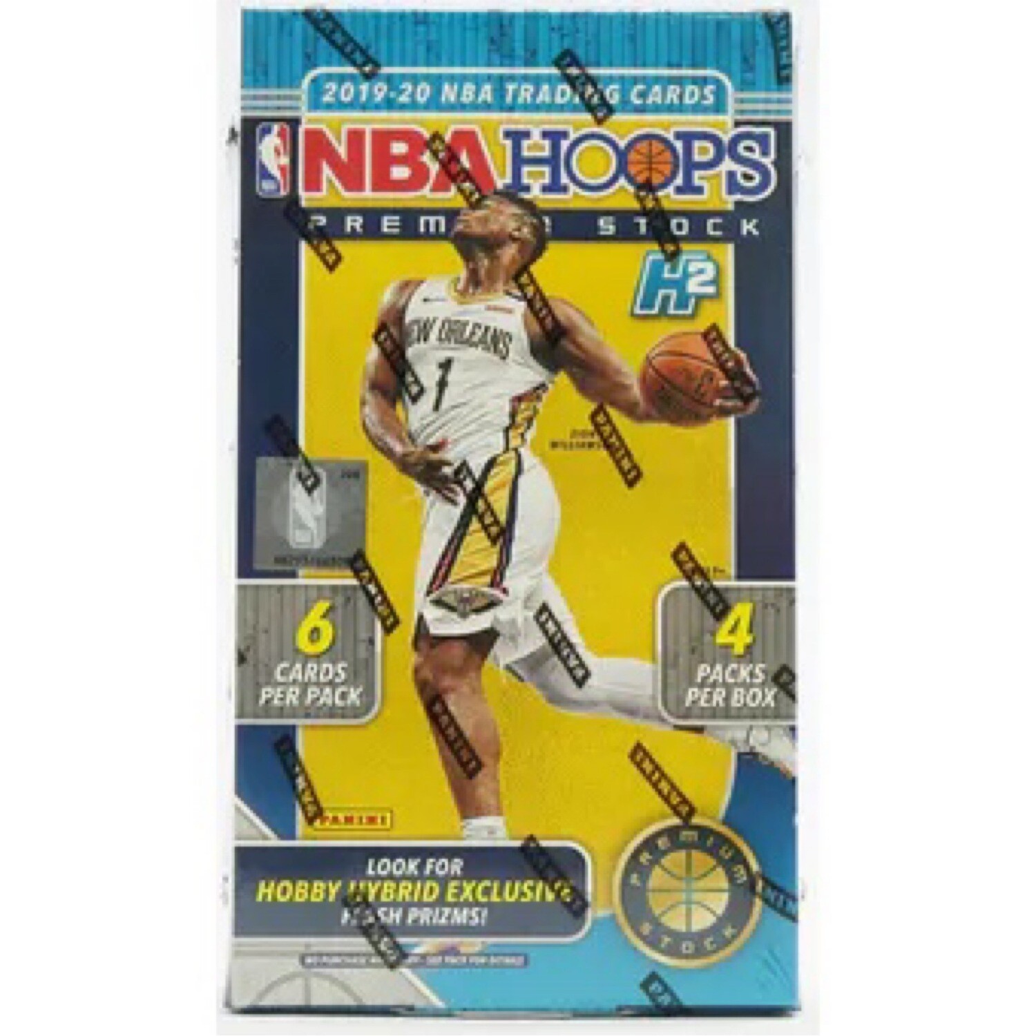 2019-20 Panini NBA Hoops Premium Stock Hybrid Box