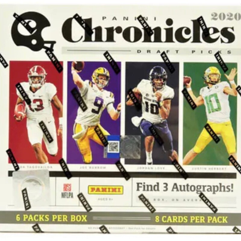 2020 Panini Chronicles Draft Picks Football Hobby Box
