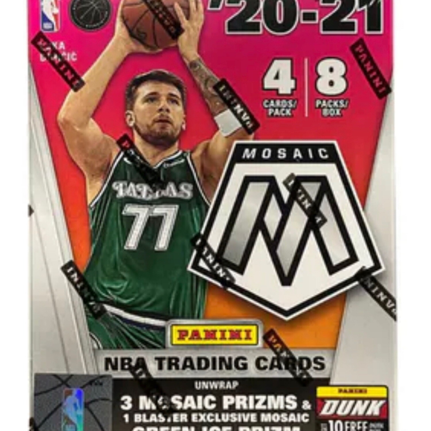 2020/21 Panini Mosaic Basketball 8-Pack Blaster Box (Fanatics)