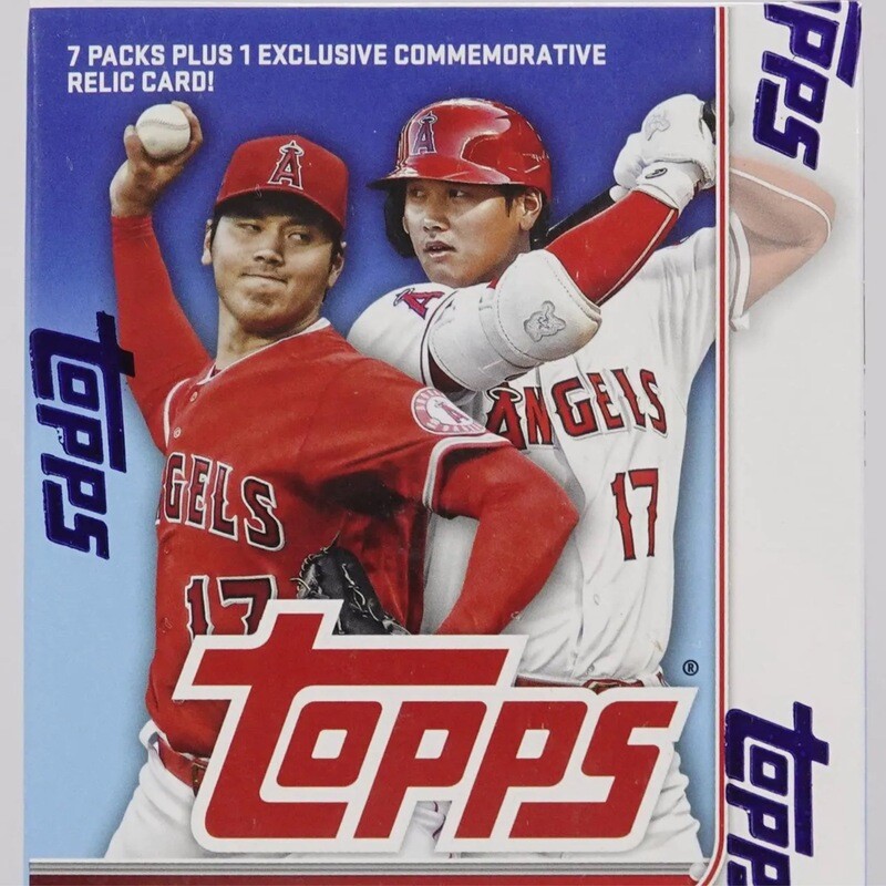 2022 Topps Series 1 Baseball 7-Pack Blaster Box (Commemorative Relic Card!)