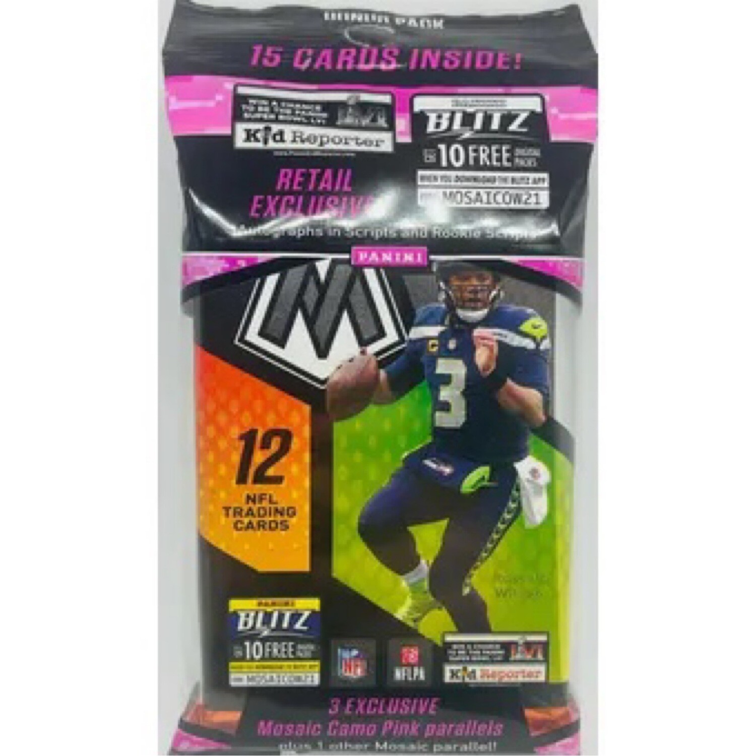 2021 Panini Mosaic Football Multi Cello Pack